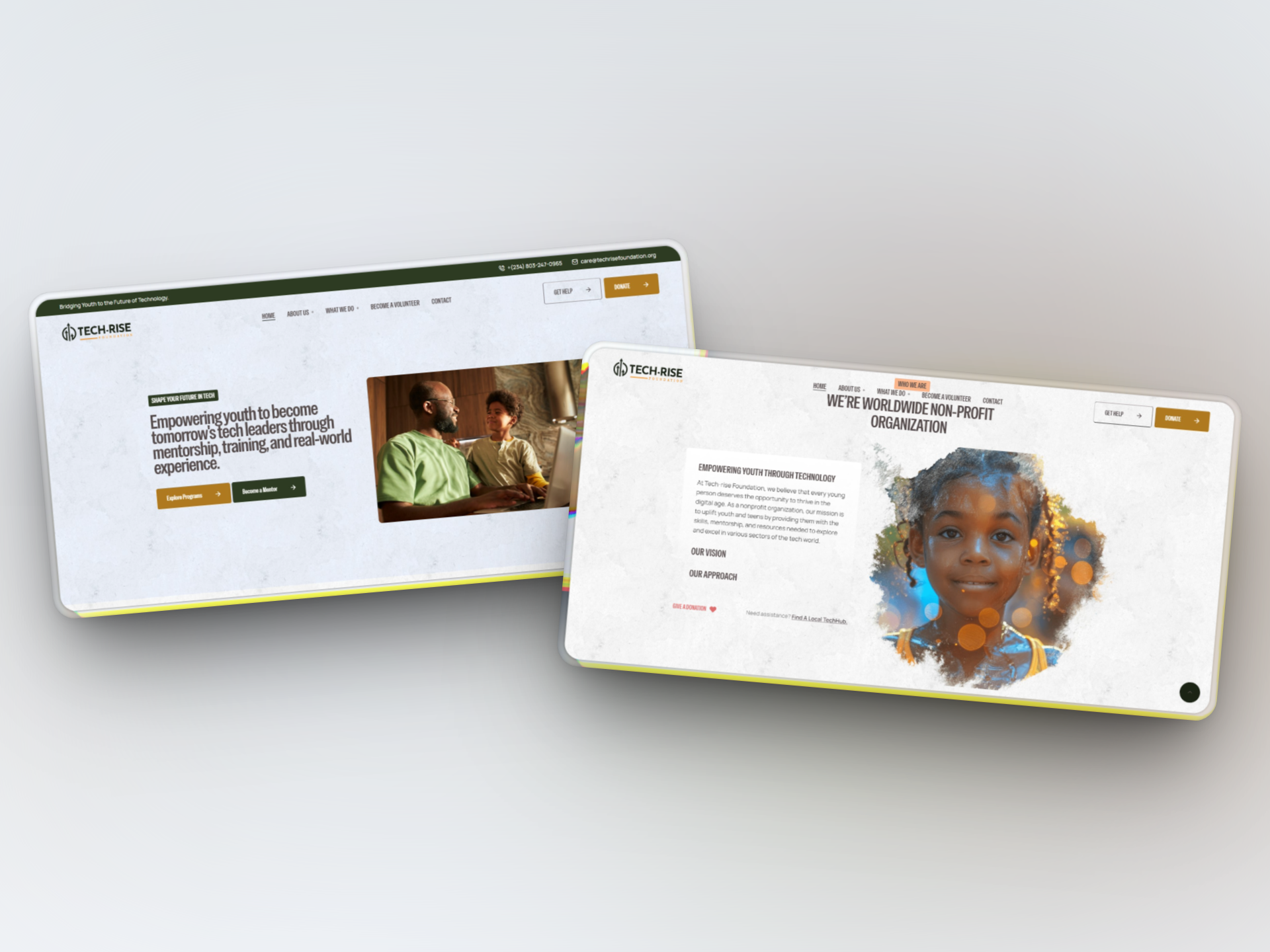 Contact and map view